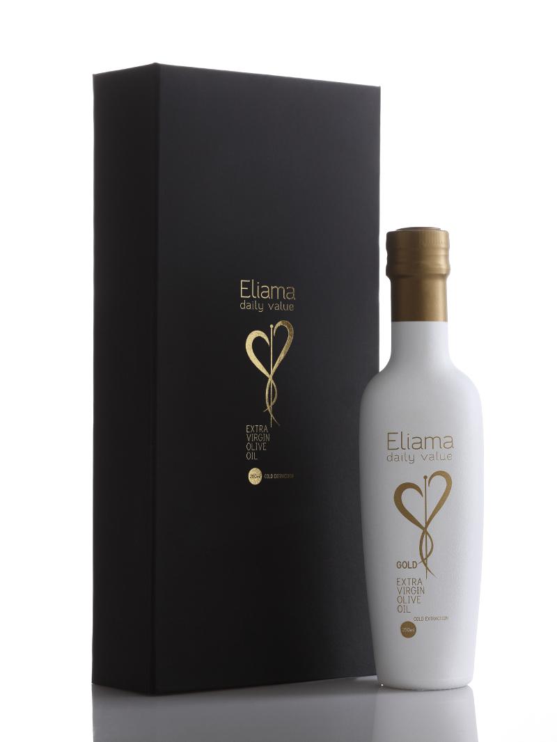 Eliama Daily Valye Olive Oil black packaging