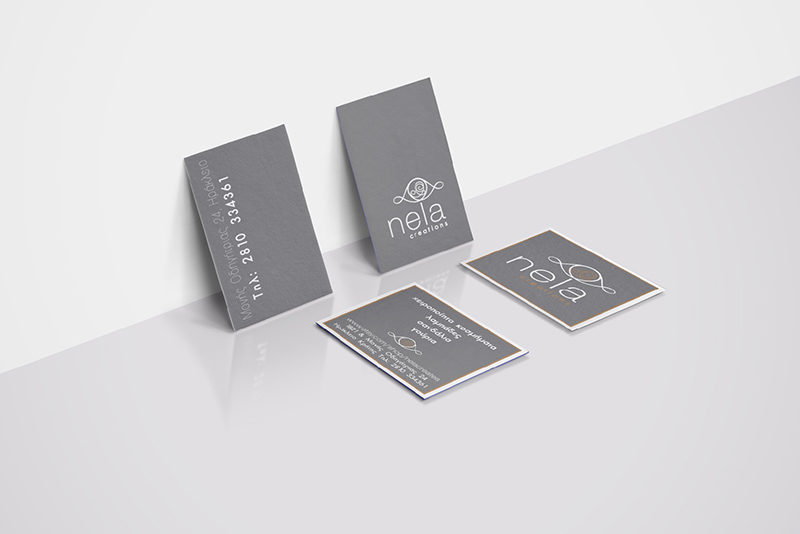 Nela Creations business cards